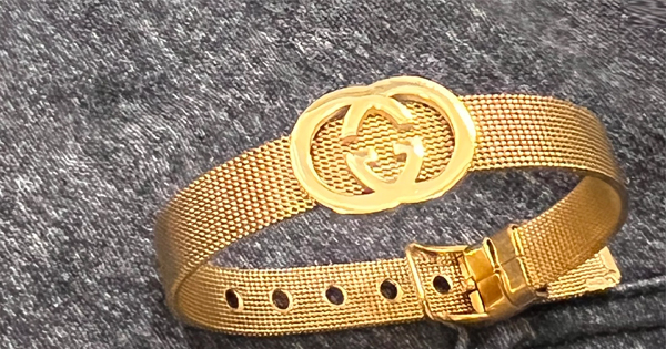 SSL Golden Watch style Bracelet