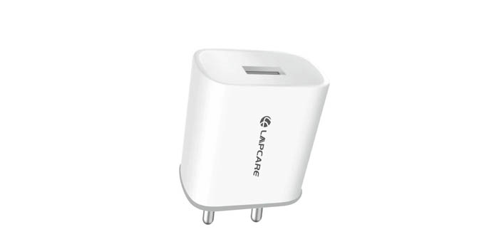 Lapcare Adopt Wall Charger 2 Amp with Type-A to Micro Cable