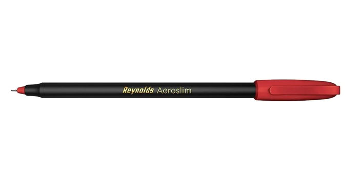 Reynolds Aeroslim Ball Pen Red