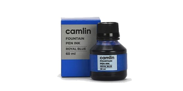 Camlin Fountain Pen Ink Royal Blue 60 ml