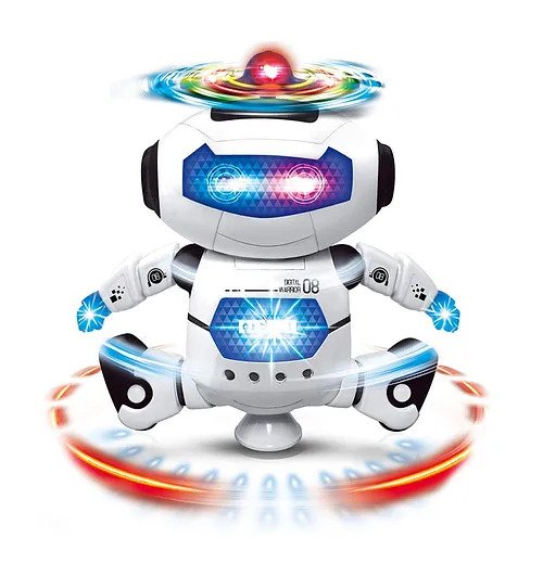 Dancing Robot Toy with 3D Lights and Music