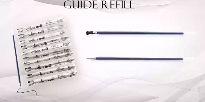 Win Guide Ball Pen Refill Blue