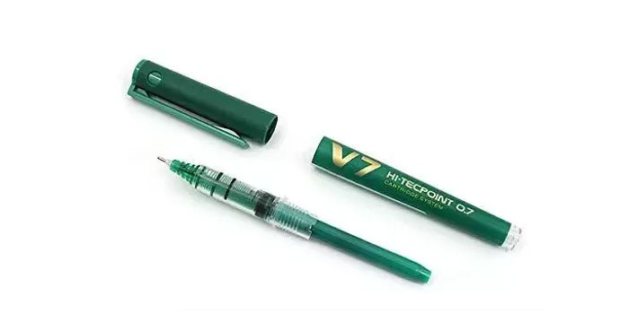 Pilot V7 Cartridge System Green