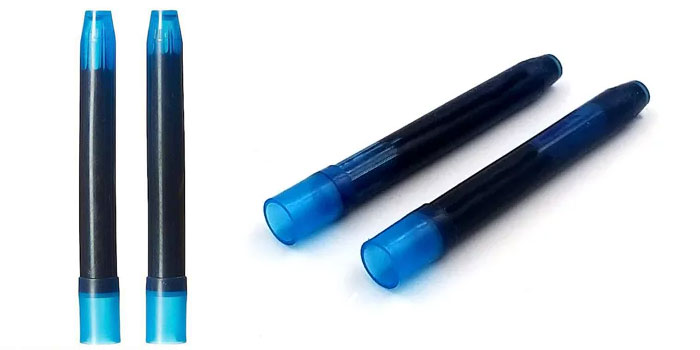 Luxor Pilot V5/V7 Cartridge System Non Toxic Ink Blue