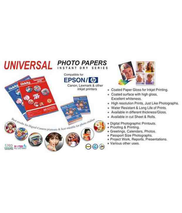 Oddy Coated Glossy Paper 130 GSM