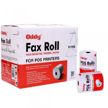 Oddy Fax Paper Roll 210 mm X 32 Dia