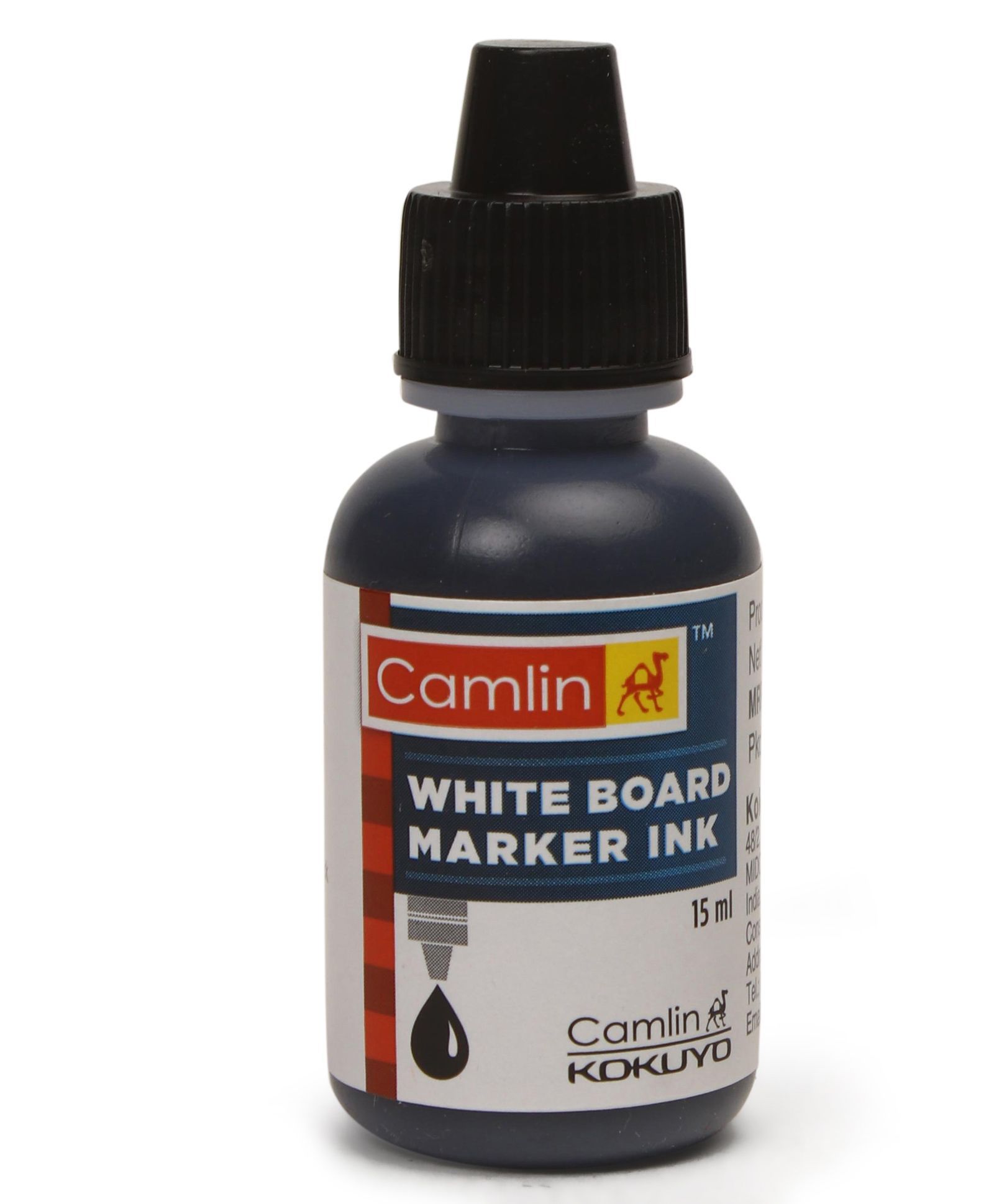 Camlin White Board Marker Ink Black 15ml