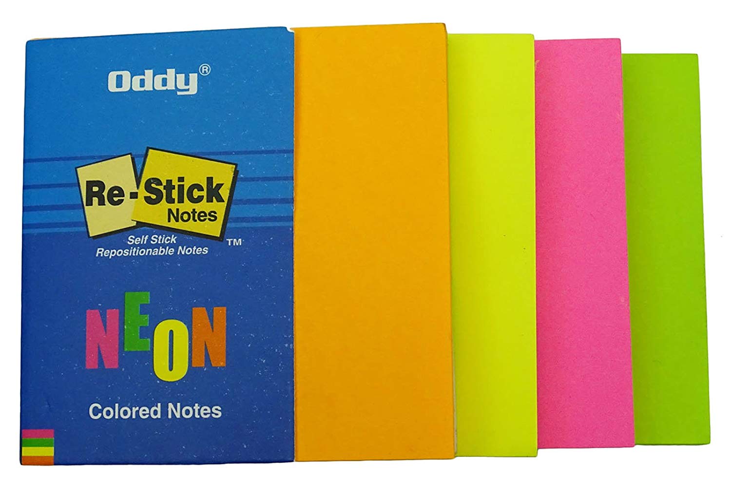 Re-stick 4 Colors Neon in 1 Pad 3X3
