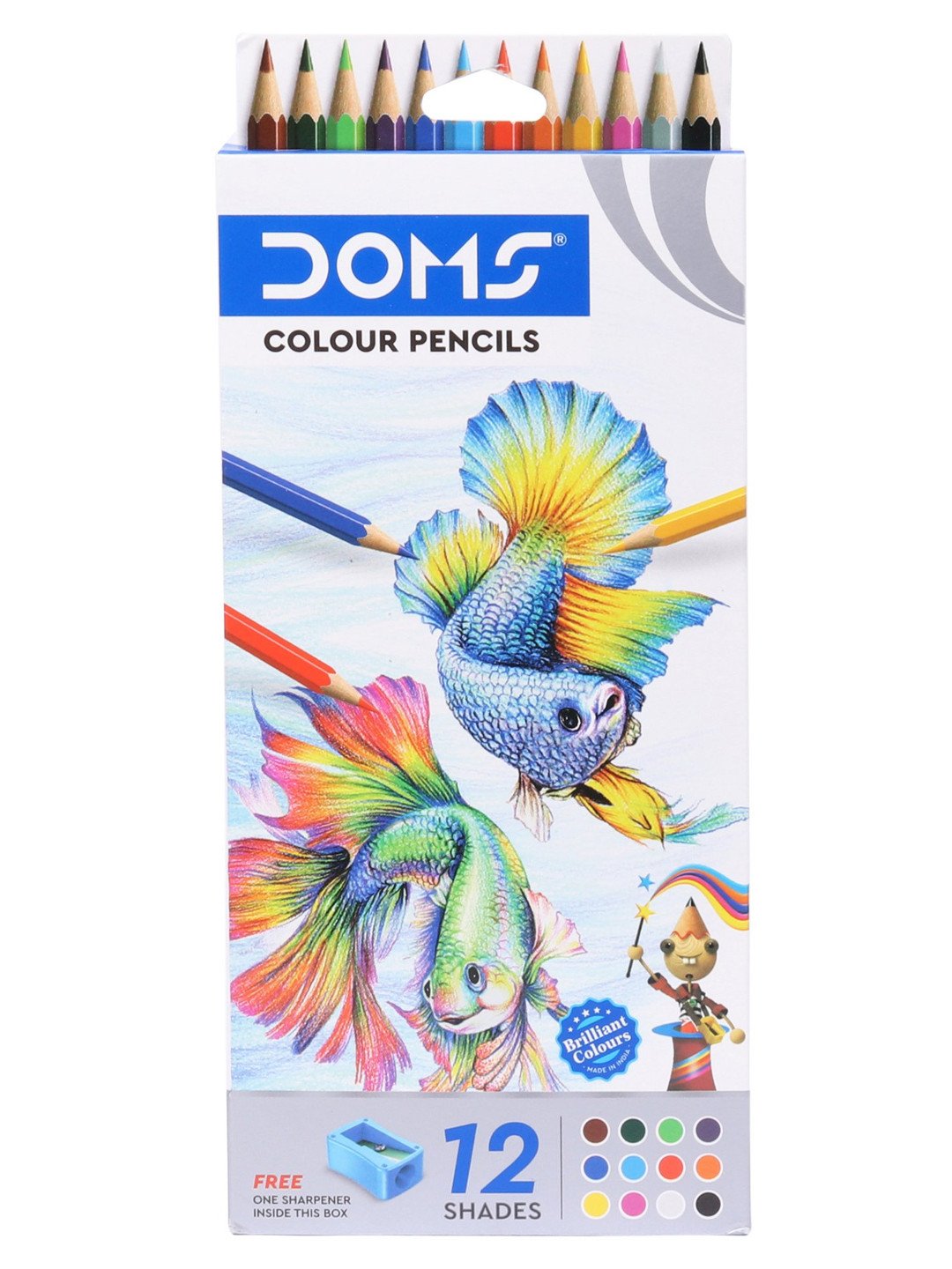 Doms Colour Pencil 12 Colour