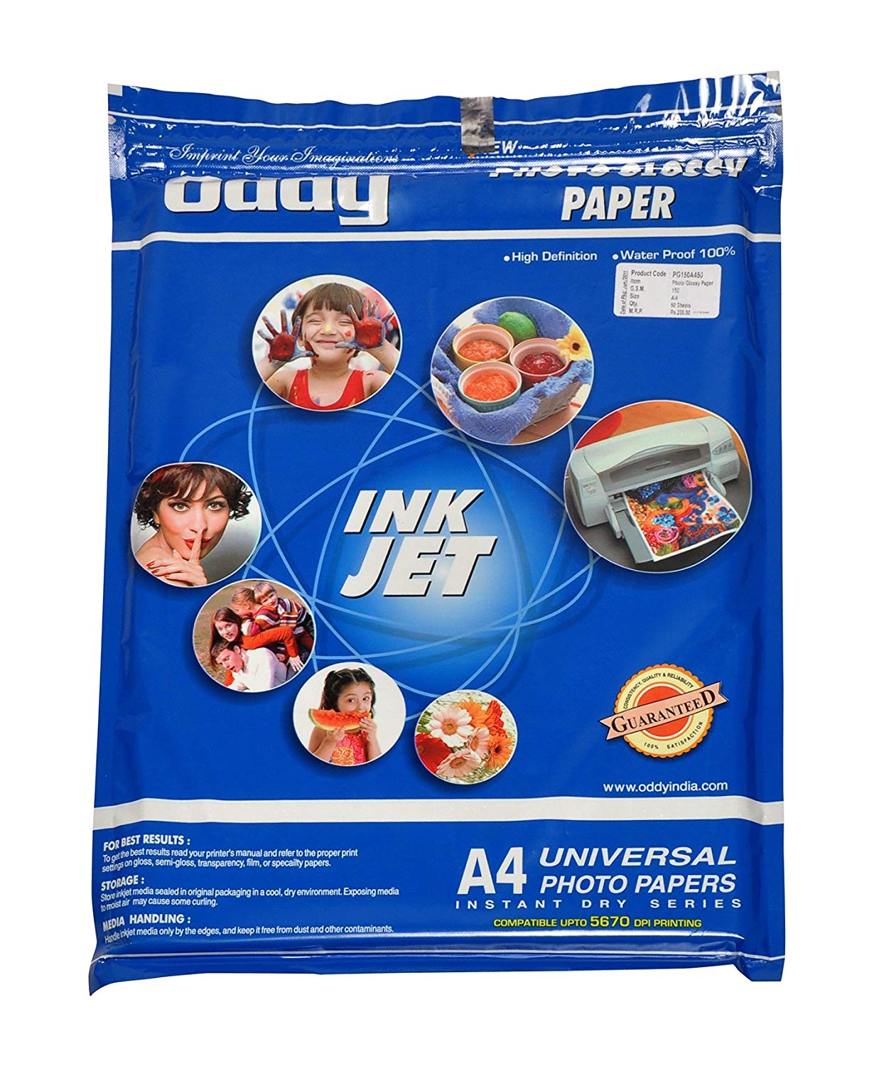 Oddy Coated Glossy Paper 230 GSM