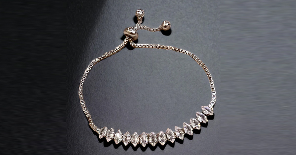 American Diamond  silver Bracelet