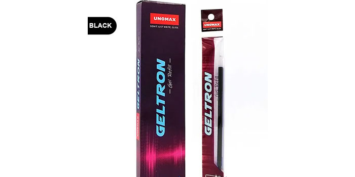 Geltron Gel Pen Black Refill