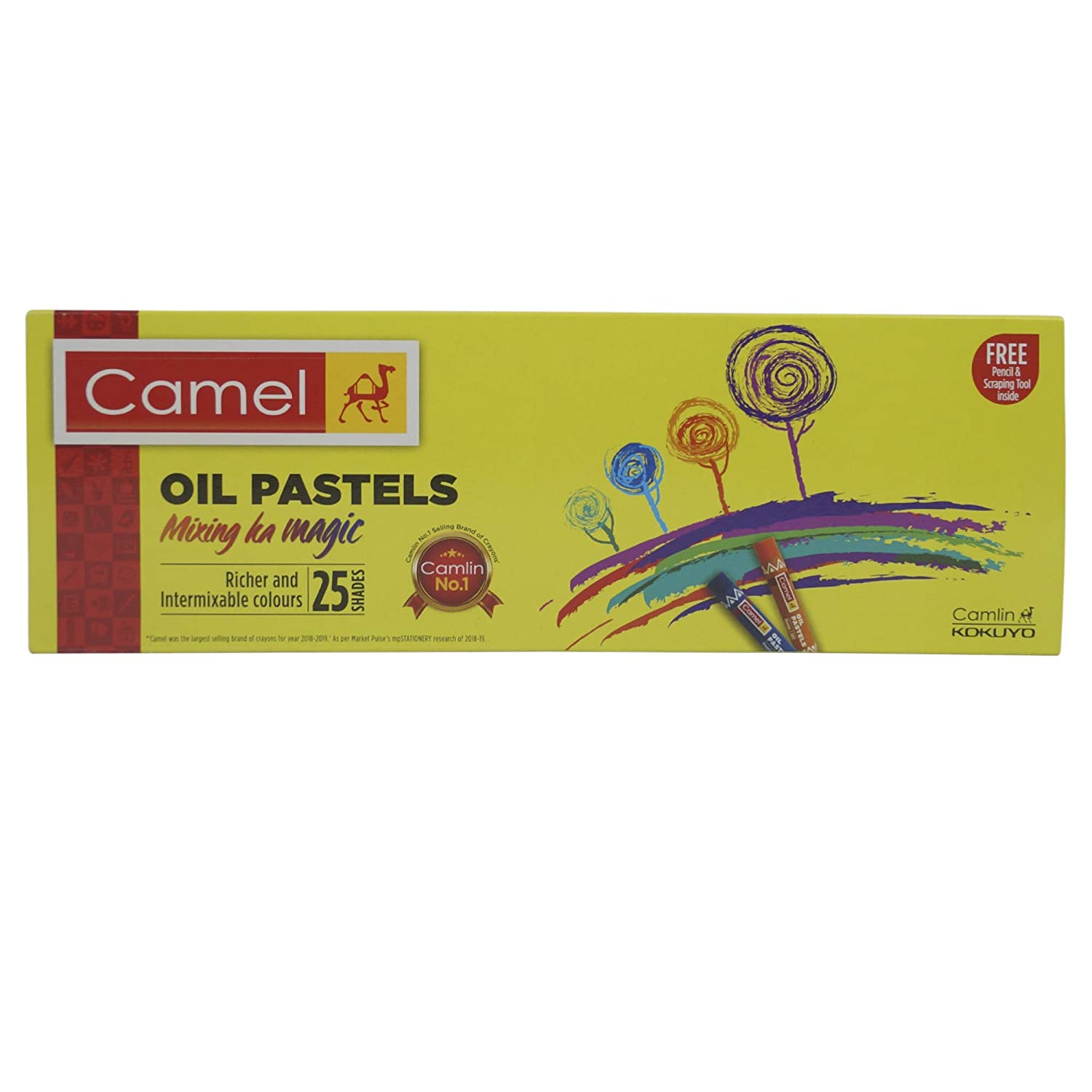 Camlin Oil Pastel (25 Colour)