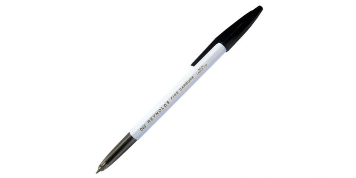 0.45 fine carbure Ball Pen Black Detail