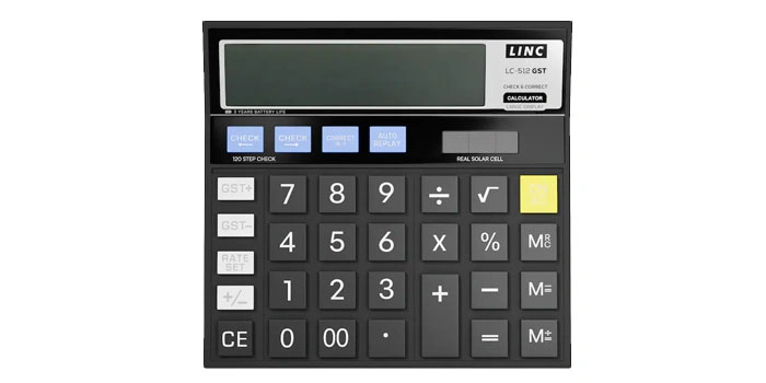 Calculator LC-512 GST Detail