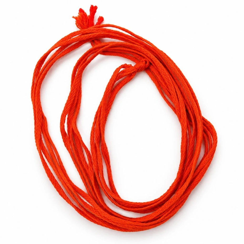 Mangal Arpan Orange Cotton Kamar Dhaga 34 CM for Puja & Festival (Pack of 5)
