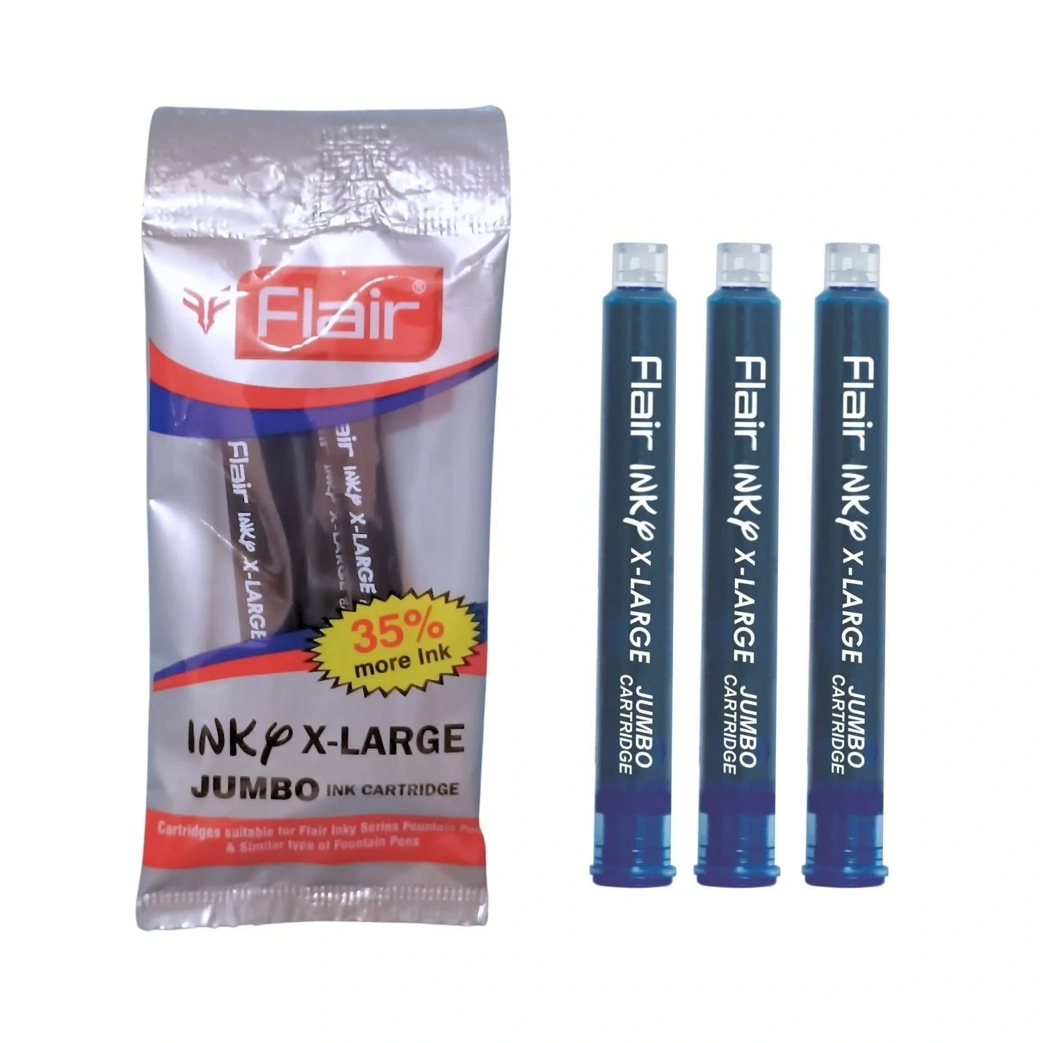 Inky X-Large Jumbo Blue Ink Cartridges