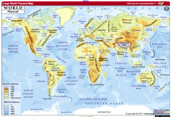 Maps, World-physical Map