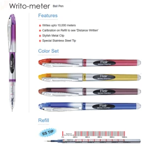 Writo-meter Ball Pen Blue Detail