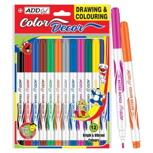 Color Decor Sketch Pen 12 shades Detail