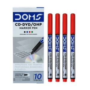 CD/DVD/OHP Marker Pens Red