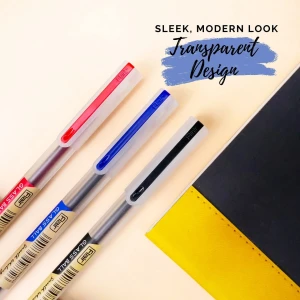 Glass Ball Pen Red Detail