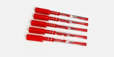 Klassy Ball Pen Red Detail