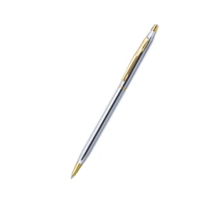 Kriss White Gold Ball Pen Detail