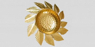 Leaf Embellished Desginer Urli