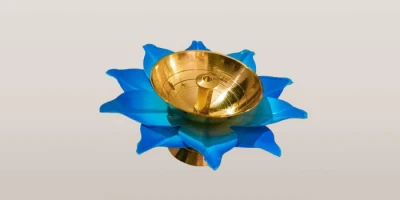 Leaf Flower Shaped Lotus Diyas for Puja and Decor