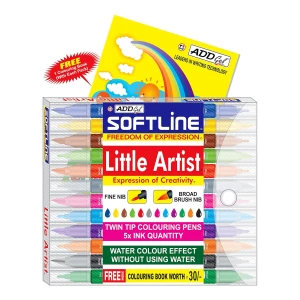 Little Artist- Twin Tip Brush 12 Pen Set