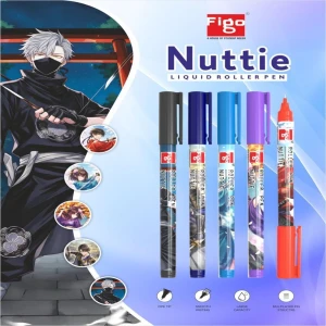 Nuttie Liquid Roller Pen Blue Detail