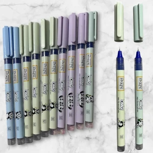 Omg Panda Free Ink roller Pen Blue