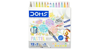 Pastel Brush Pens (13 Assorted Shades) Detail