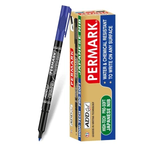 Permark Marker Pen Blue Detail