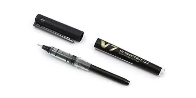 Pilot V7 Cartridge System Black Pen Detail