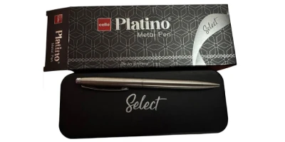 Platino Stainless Steel Ball Pen Blue