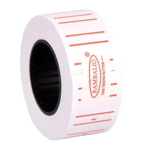 Price Label Roll White (1 Roll - 600 Labels) Detail