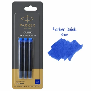 Quink INK Catridge Blue 3 Pic
