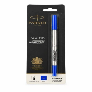 Quink Navigator Roller Ball Pen Blue Refill Fine Detail