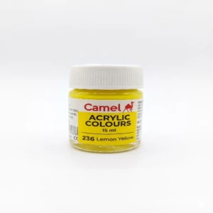 Acrylic Colour 236 Lemon Yellow -15ml Detail