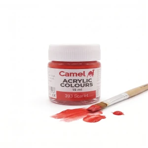 Acrylic Colours 15 ml - 393 Scarlet Detail