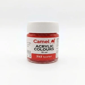 Acrylic Colours 15 ml - 393 Scarlet Detail