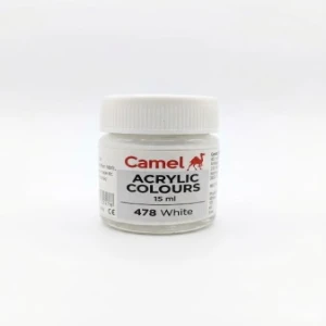 Acrylic Colours 15 ml - 478 White Detail