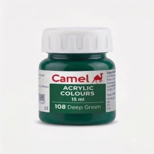 Camel Acrylic Colours 15 ml - 108 Deep Green