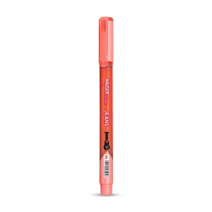 Jeans Gel Pen Red Detail