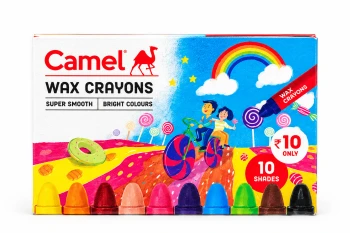 Wax Crayons 10 Shades Detail