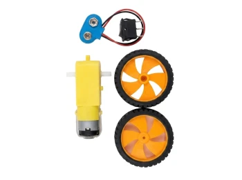 Robot Motor Wheel Dual Shaft Gear Motor Detail