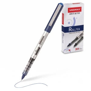Rolltek Liquid Roller Pen Blue Detail