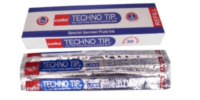 Techno TiP Ball Pen Refill Blue Detail